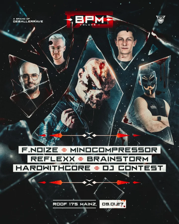 175 BPM – F.NOIZE & MIND COMPRESSOR | GEBALLERRAVE