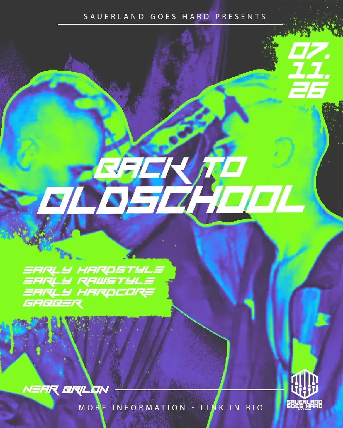 SAUERLAND GOES HARD – BACK TO OLDSCHOOL – Flyer 1