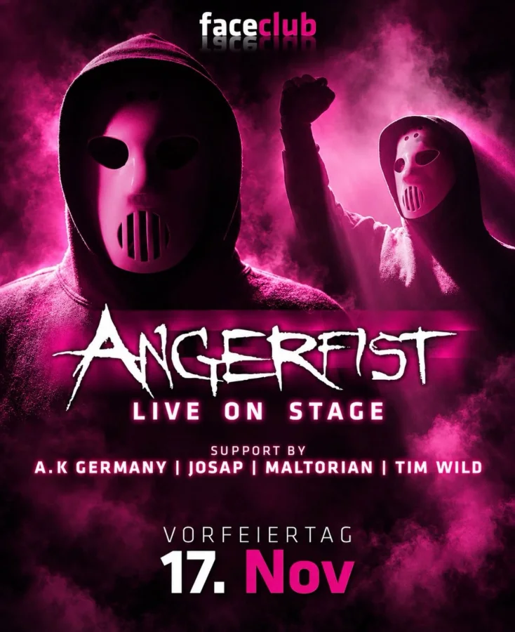 ANGERFIST LIVE – HARDCORE NIGHT | FACECLUB HOHENDUBRAU