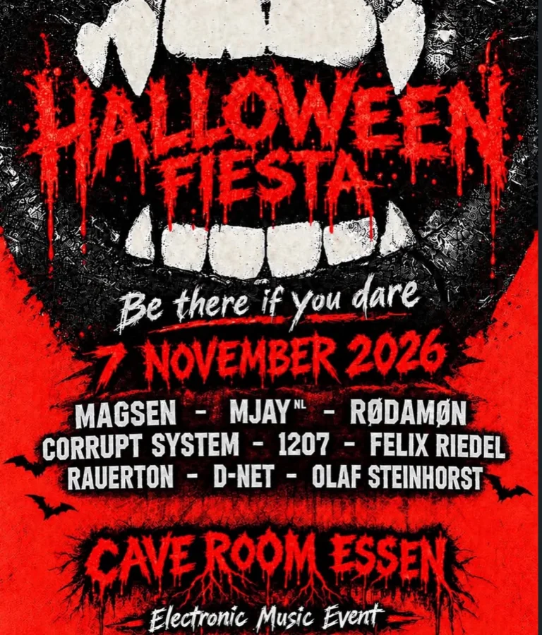 HALLOWEEN FIESTA – MAGSEN, MJAY & RØDAMØN | CAVE ROOM ESSEN