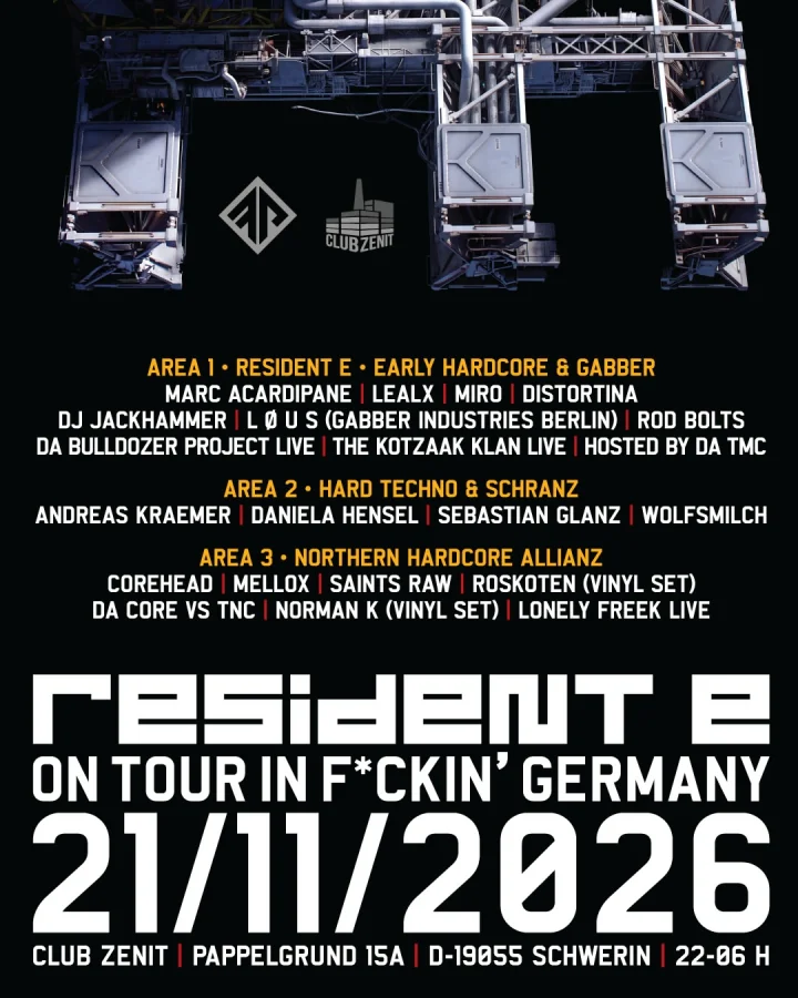 RESIDENT E – ON TOUR IN F*CKIN' GERMANY SCHWERIN