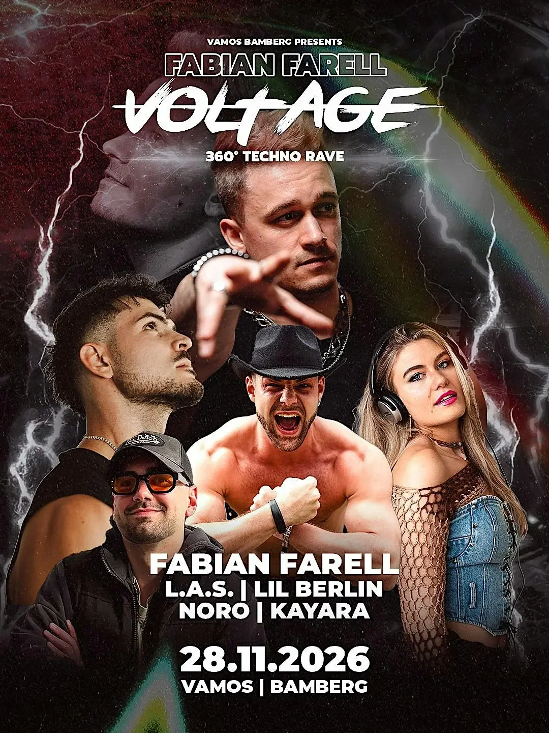 VOLTAGE ROOM – FABIAN FARELL, LIL BERLIN & MORE – Flyer 1