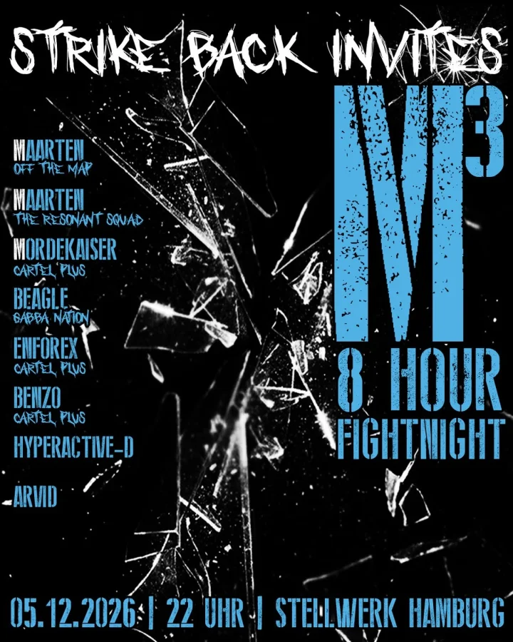 STRIKE BACK INVITES – 8 HOUR FIGHTNIGHT | STELLWERK HAMBURG