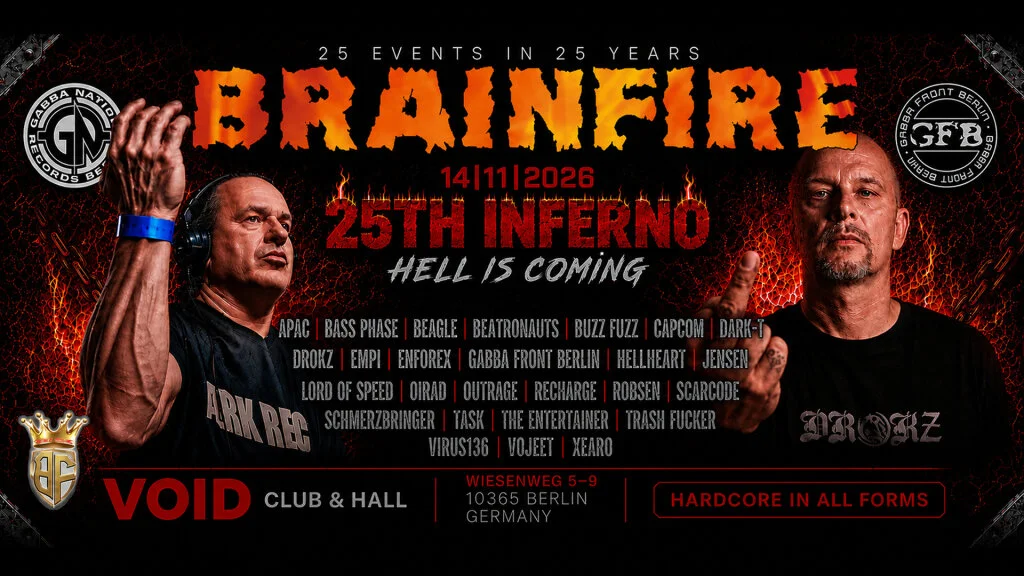 BRAINFIRE – 25TH INFERNO – HELL IS COMING