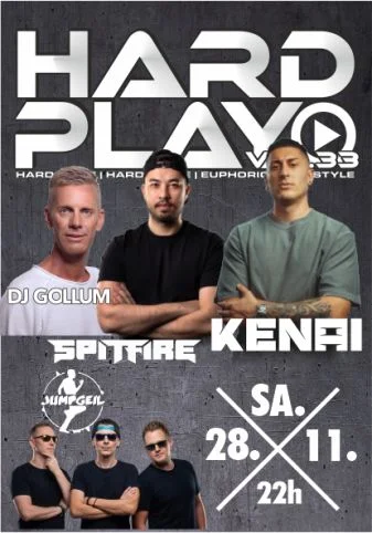 HARDPLAY VOL. 33 – SPITFIRE & KENAI | ELA ELA SCHLESWIG – Flyer 1