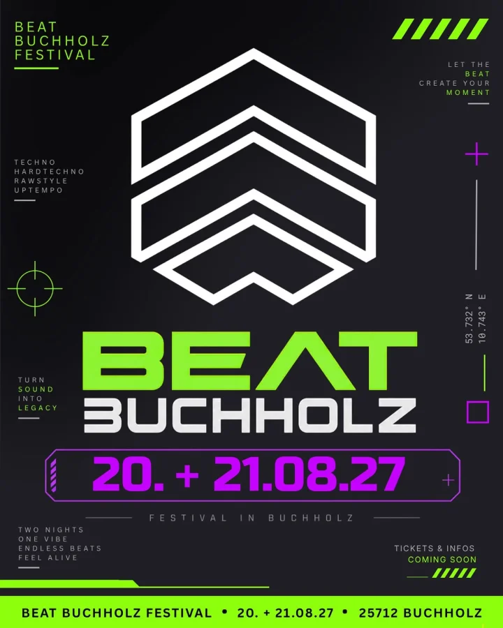 BEAT BUCHHOLZ FESTIVAL 2027 – TECHNO, RAWSTYLE & UPTEMPO