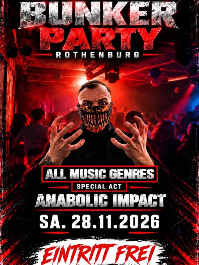 BUNKER PARTY – ANABOLIC IMPACT | ROTHENBURG