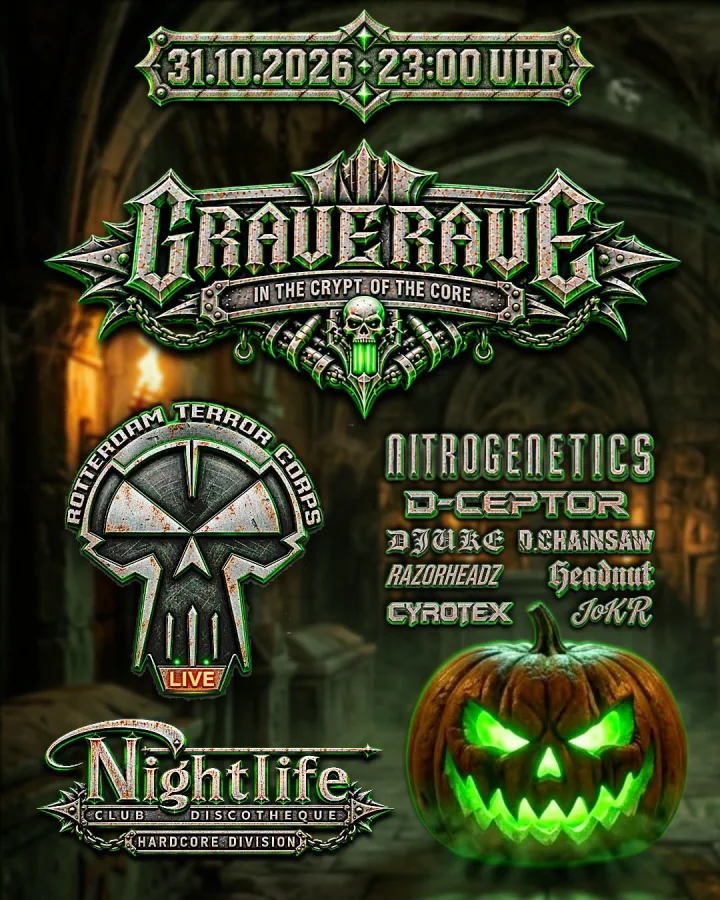 GRAVE RAVE 2026 – ROTTERDAM TERROR CORPS LIVE | NIGHTLIFE AACHEN